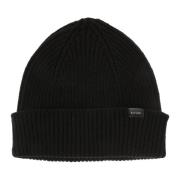 Kasjmier Vouw Beanie Hoed PS By Paul Smith , Black , Heren