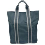 Pre-owned Canvas handbags Hermès Vintage , Blue , Dames