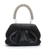 Zwarte Kettinghandvat Clutch THEMOIRè , Black , Dames