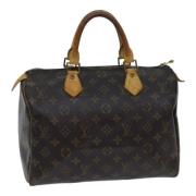 Pre-owned Canvas handbags Louis Vuitton Vintage , Brown , Dames