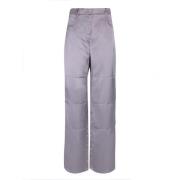 Grijze Satijnen Broek Blanca Vita , Gray , Dames