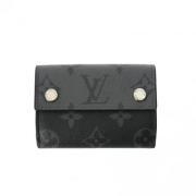 Pre-owned Canvas wallets Louis Vuitton Vintage , Black , Dames