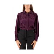 Damesoverhemd Elegante Stijl Liu Jo , Purple , Dames