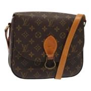 Pre-owned Canvas louis-vuitton-bags Louis Vuitton Vintage , Brown , Da...