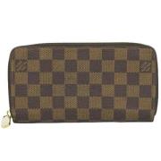 Pre-owned Canvas wallets Louis Vuitton Vintage , Brown , Dames