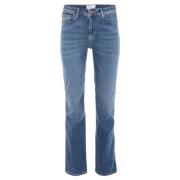 Flared Jeans Flynn Model DNM Pure , Blue , Dames