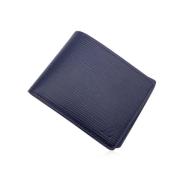 Pre-owned Leather wallets Louis Vuitton Vintage , Blue , Dames