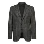 Grijze Blazer voor Moderne Man Dell'oglio , Gray , Heren