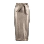 Stijlvolle Rok 32a03-02695 Anna Van Toor , Brown , Dames