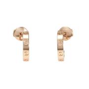 Pre-owned Rose Gold earrings Cartier Vintage , Yellow , Dames