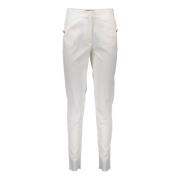 Witte Chino met Logo Just Cavalli , White , Dames