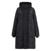 Lang gewatteerde donsjas - Zwart Label Canada Goose , Black , Dames