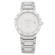 Pre-owned Stainless Steel watches Bvlgari Vintage , Gray , Heren