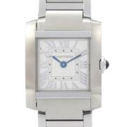 Pre-owned Stainless Steel watches Cartier Vintage , Gray , Dames