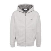 Hooded Zip-Up Jas - Klassieke Stijl Lacoste , Gray , Heren