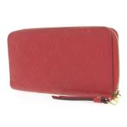 Pre-owned Canvas wallets Louis Vuitton Vintage , Red , Dames