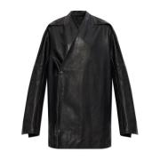 Leren jas Rick Owens , Black , Dames