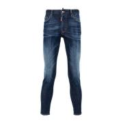 Stijlvolle Broeken voor Mannen Dsquared2 , Blue , Heren