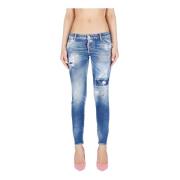 Stijlvolle Broeken voor Mannen Dsquared2 , Blue , Dames