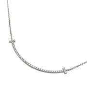 Pre-owned White Gold necklaces Tiffany & Co. Pre-owned , Gray , Dames