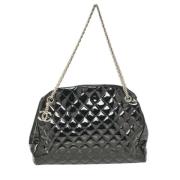 Pre-owned Leather chanel-bags Chanel Vintage , Black , Dames