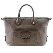 Pre-owned Leather handbags Loewe Pre-owned , Brown , Dames