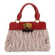 Pre-owned Leather handbags Miu Miu Pre-owned , Pink , Dames