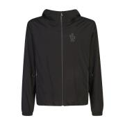 Zwarte outdoor shell jas Moncler , Black , Heren