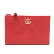 Pre-owned Leather wallets Gucci Vintage , Red , Dames