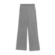 Gebreide Grijze Broek Nude , Gray , Dames