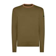 Groen Khaki Katoenen Jersey RRD , Green , Heren