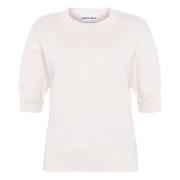 Kasjmier Half-Mouw Crew Neck Sweater Emerson Renaldi , White , Dames