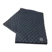 Pre-owned Wool scarves Louis Vuitton Vintage , Blue , Dames