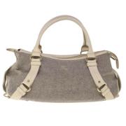 Pre-owned Wool handbags Burberry Vintage , Gray , Dames