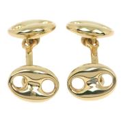 Pre-owned Metal earrings Gucci Vintage , Yellow , Dames