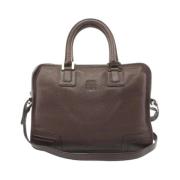 Pre-owned Leather handbags Loewe Pre-owned , Brown , Dames