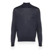 Turtleneck Sweater Marni , Blue , Heren