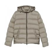 Lichtgewicht Beige Matt Pufferjas Herno , Beige , Heren