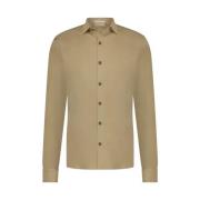 Marley Sand Shirt Stijlvolle Casual Kleding Aeden , Beige , Heren