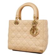 Pre-owned Leather dior-bags Dior Vintage , Pink , Dames