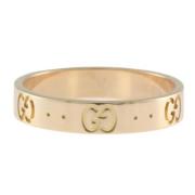 Pre-owned Rose Gold rings Gucci Vintage , Yellow , Dames