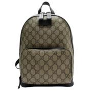 Pre-owned Canvas gucci-bags Gucci Vintage , Beige , Dames