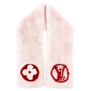 Pre-owned Fur scarves Louis Vuitton Vintage , Pink , Dames