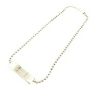 Pre-owned Silver necklaces Gucci Vintage , Gray , Dames