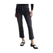 Hoge taille enkel jeans Uf3040 D4391 Liu Jo , Blue , Dames