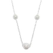 Pre-owned White Gold necklaces Cartier Vintage , Gray , Dames