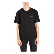 Authentiek T-shirt met voorlogo IH NOM UH NIT , Black , Heren