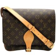 Pre-owned Canvas louis-vuitton-bags Louis Vuitton Vintage , Brown , Da...