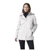 Comfort Fit Winter Wit Jas Junge , White , Dames