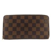 Pre-owned Canvas wallets Louis Vuitton Vintage , Brown , Dames